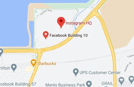 Map Instagram HQ
